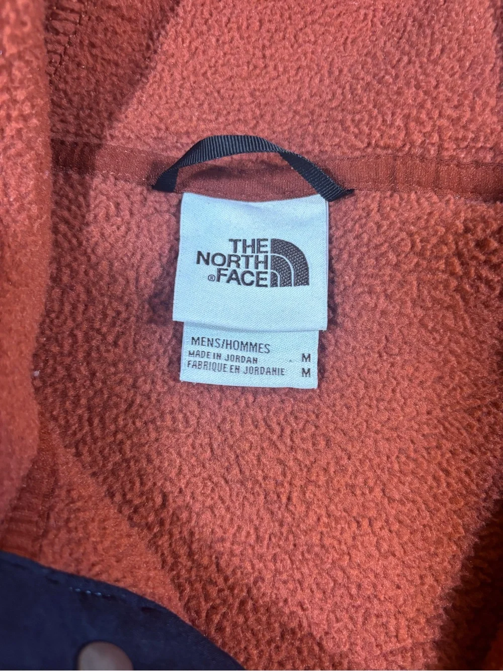 The North Face Carbondale 1/4 Snap Fleece Hooded Sweater Mens Medium